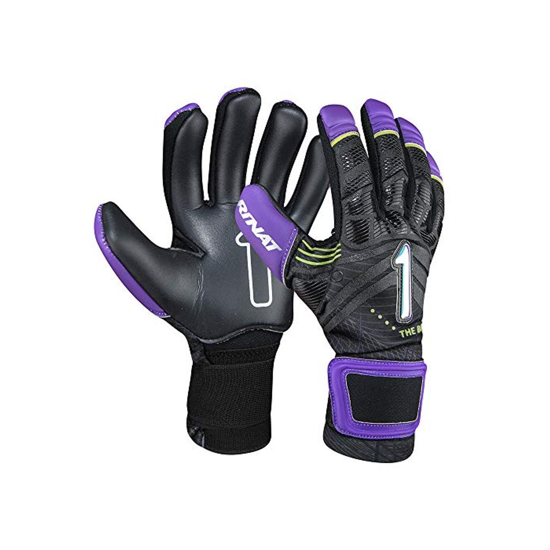 Products Rinat The Boss Alpha Guante de Portero, Unisex Adulto, Negro