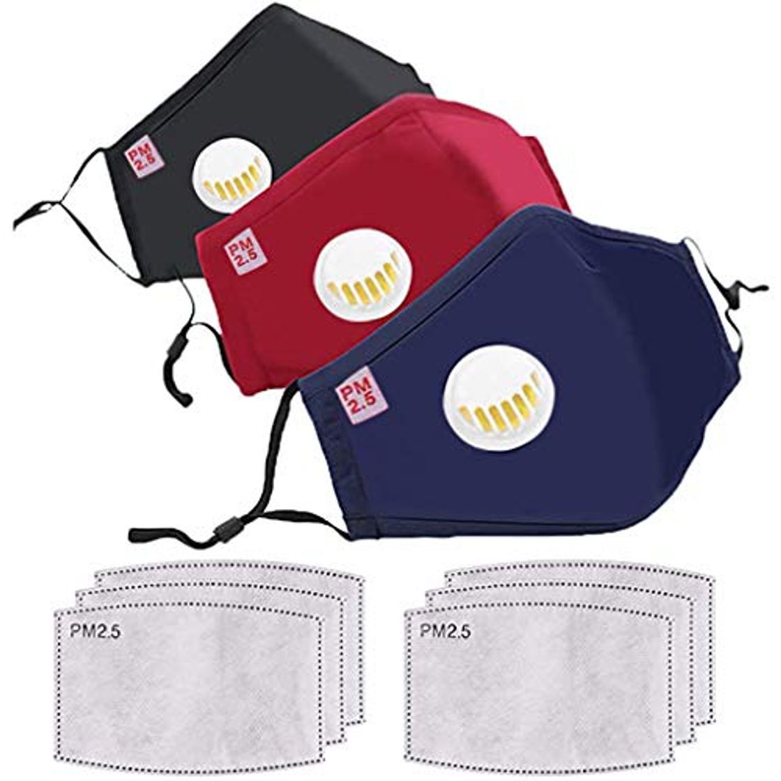 Social NINGNETI Reutilizable y Lavable con Carbón Activado Filtro Antipolvo Antivaho Actividades al