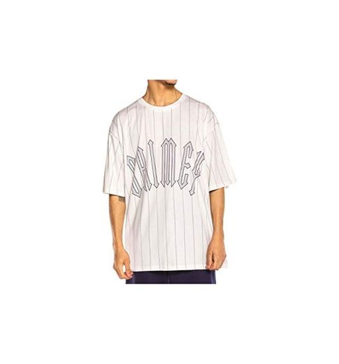 GRIMEY Camiseta Carnitas Stripes tee SS20 White-M