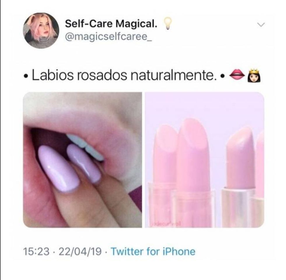 Fashion 🌸Tips para labios rosados🌸