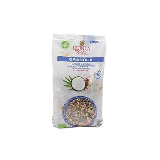 Granola de quinoa real con cacao y coco sin gluten BIO