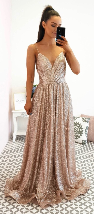 Productos Ella gown rose gold 