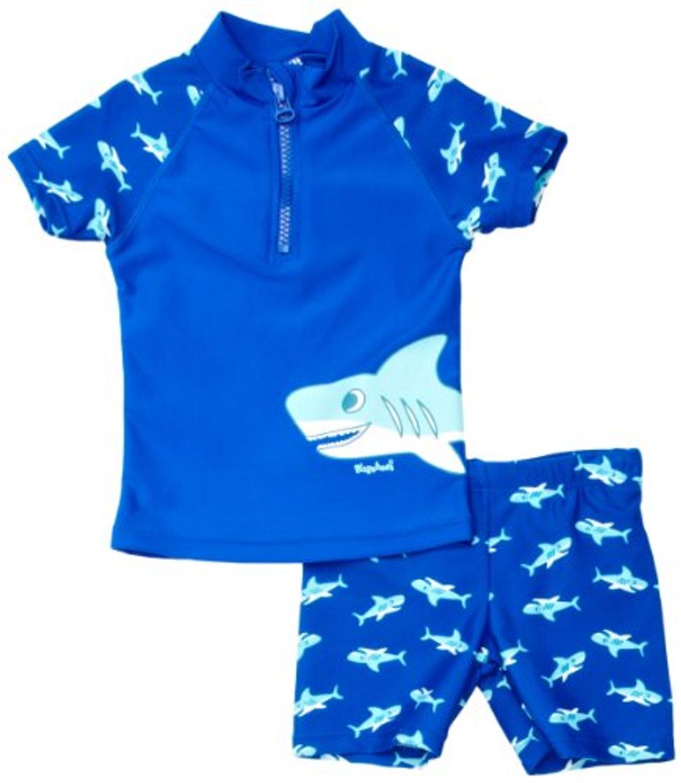 Social Playshoes UV Protection Bath Set Shark Ropa de natación con protección Solar,