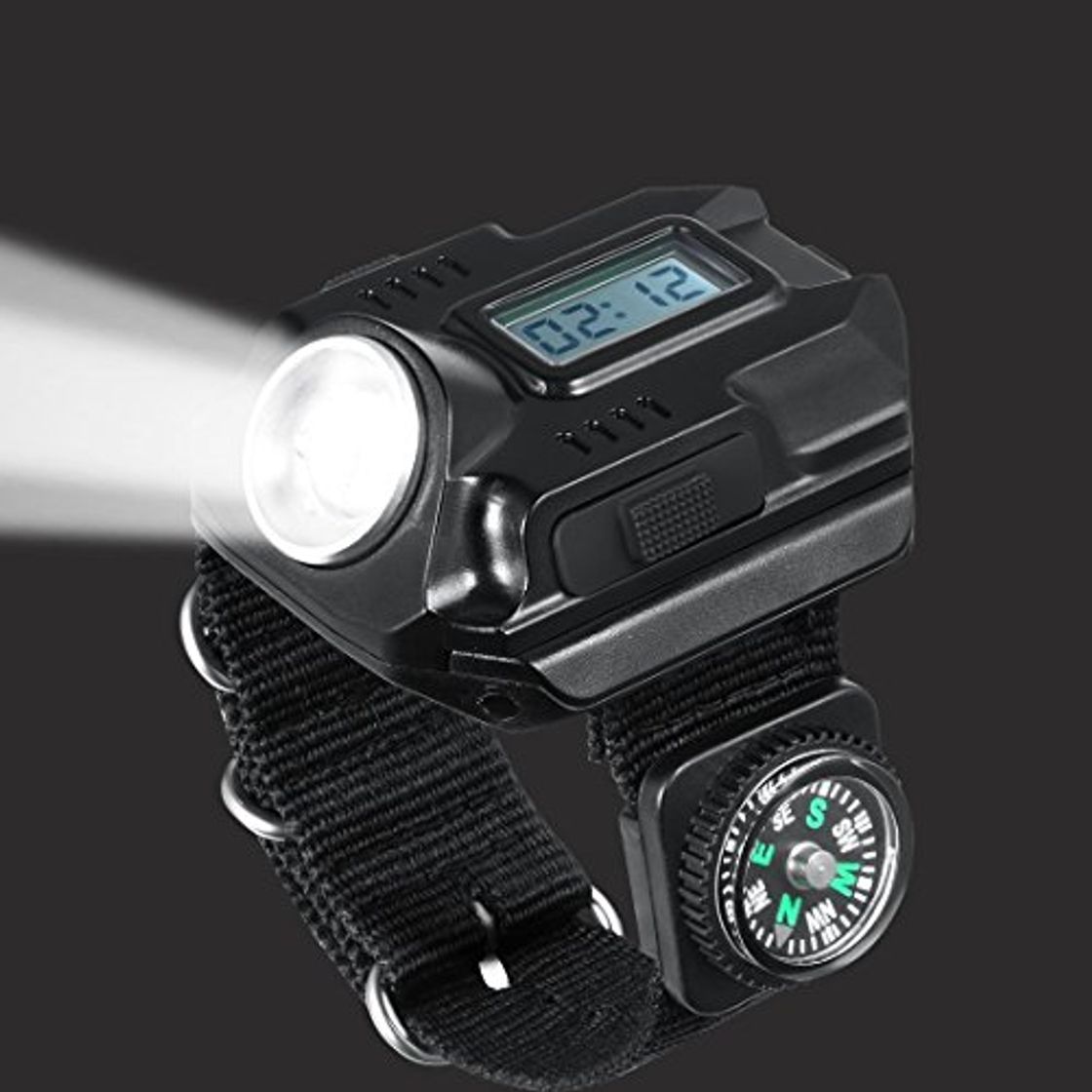 Products Reloj de pulsera con linterna de luz led R5