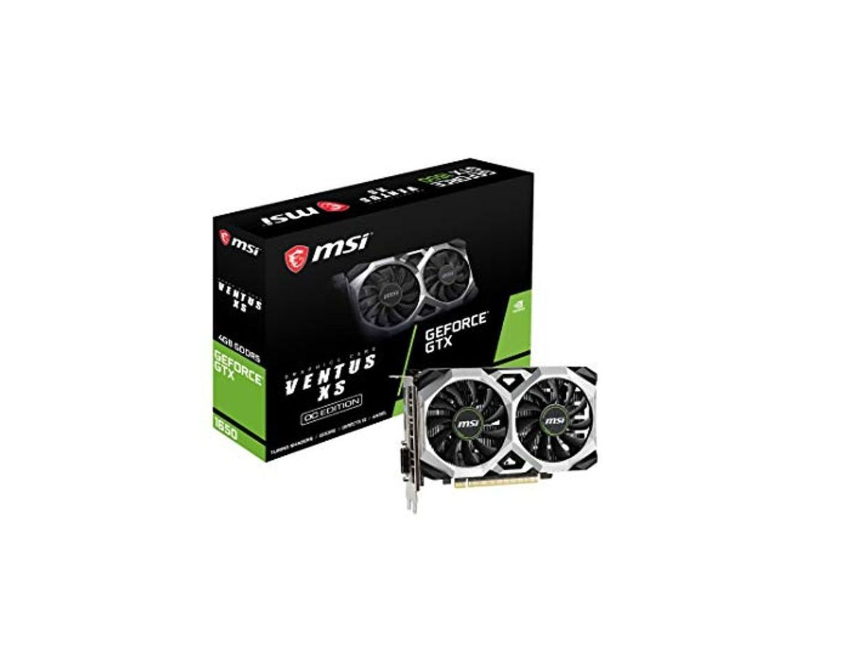 Electrónica MSI GeForce GTX 1650 Ventus XS 4G OC - Tarjeta gráfica