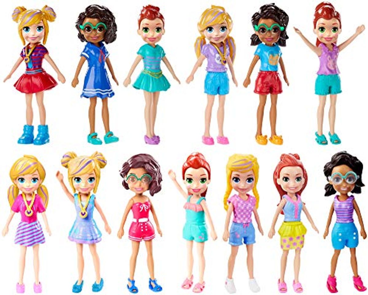 Places Mattel - Polly Pocket y sus amigas, surtido muñecas con accesorios