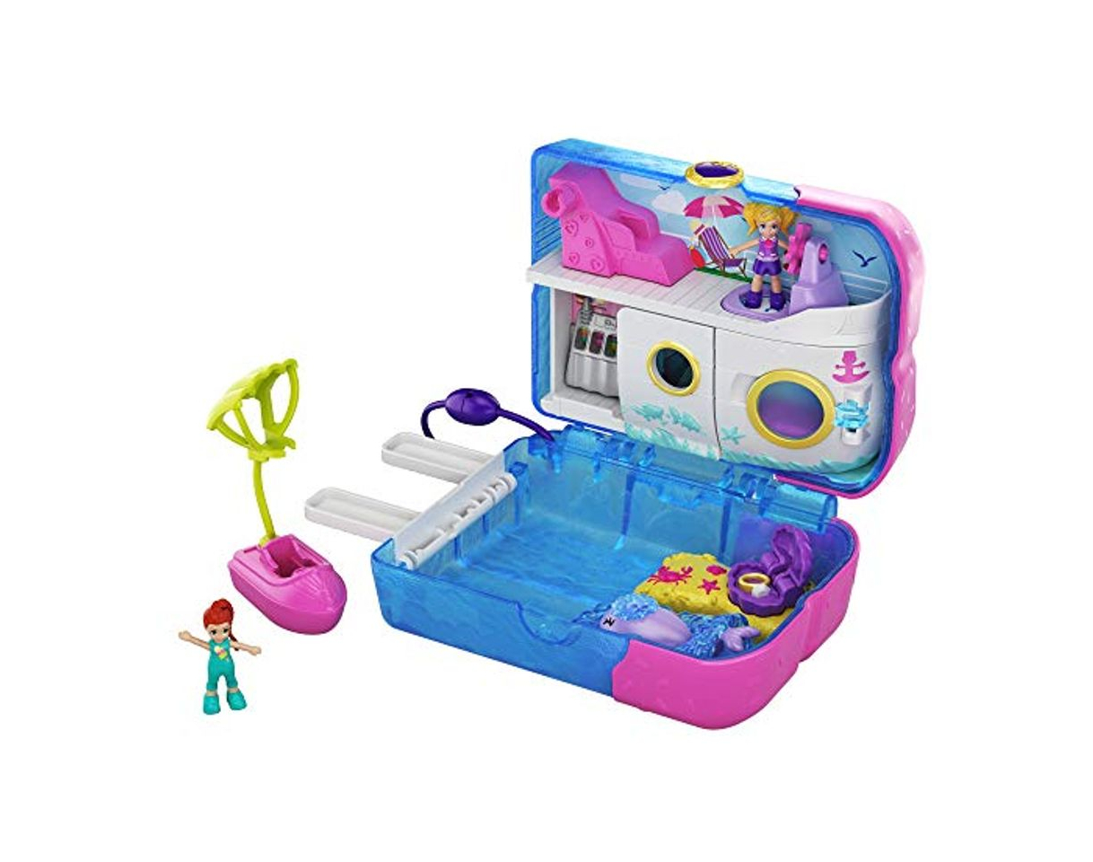 Product Polly Pocket Cofre Crucero Sweet Sails con muñecas y accesorios, juguete