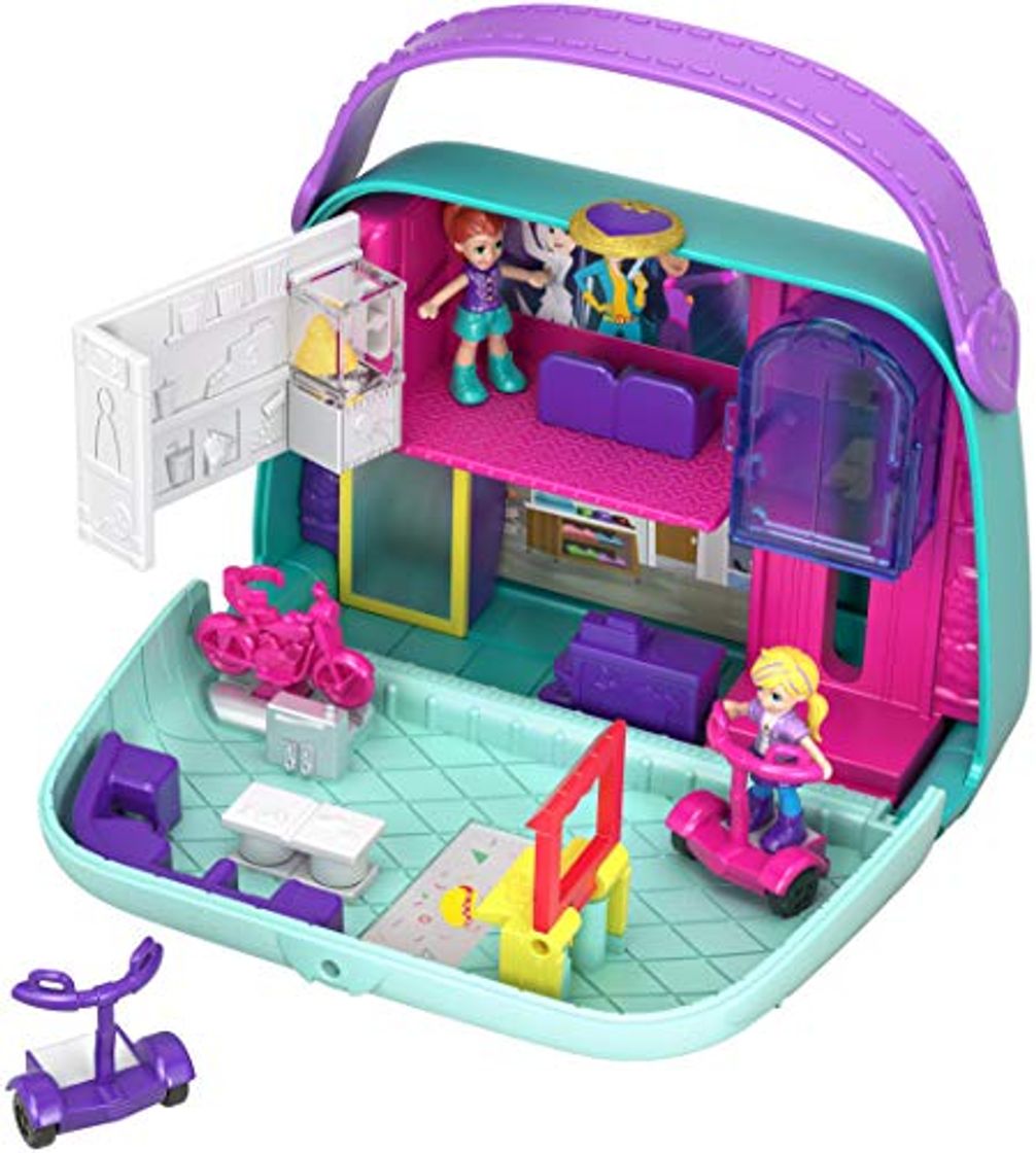 Producto Polly Pocket Cofre Bolso Shopping, Muñeca con Accesorios