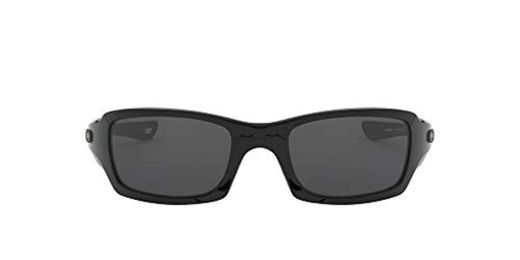 Oakley - Gafas de sol Rectangulares OO9238-04 para hombre, Polished Black/Grey