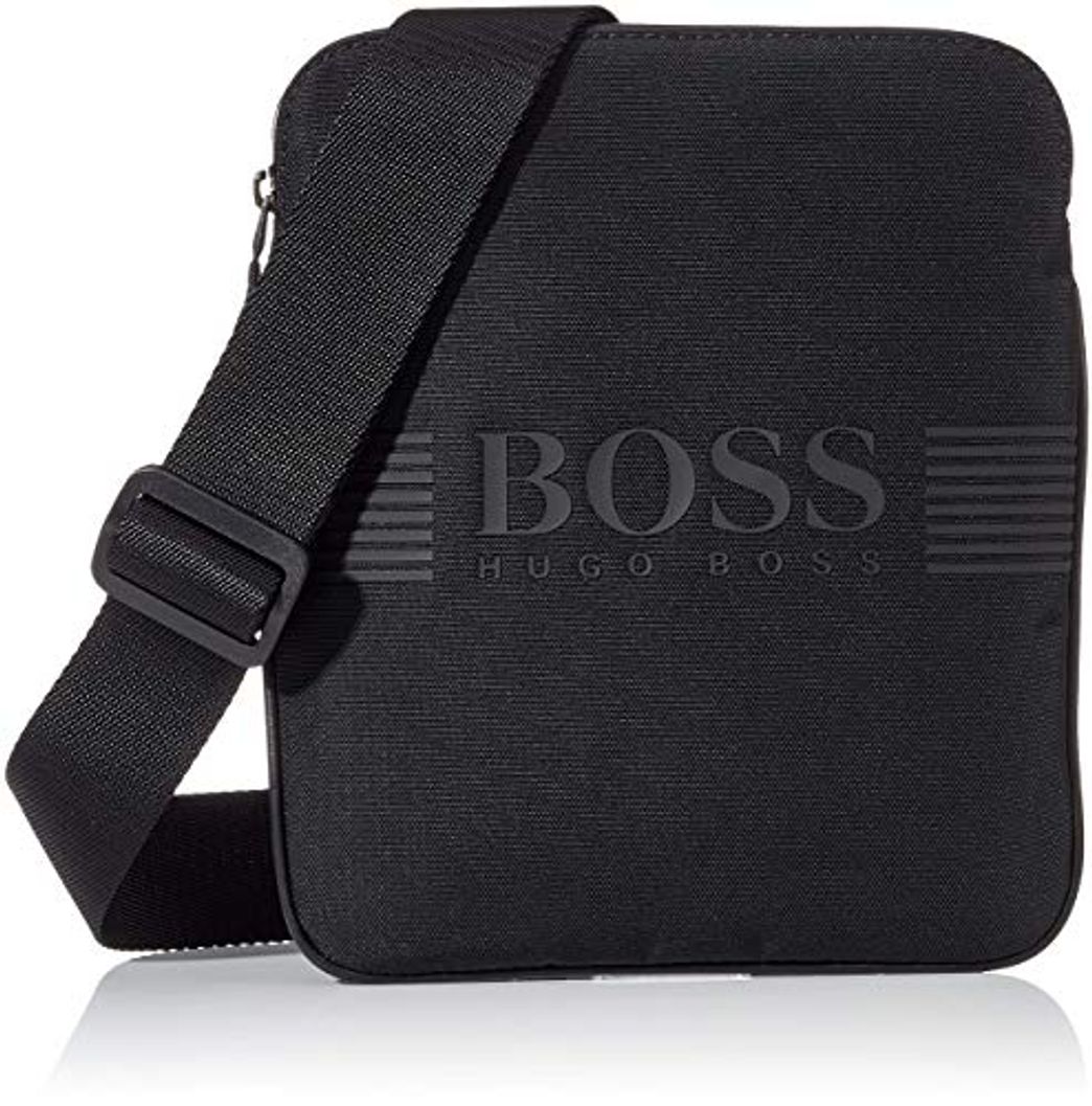 Lugar BOSS - Pixel_s Zip Env, Shoppers y bolsos de hombro Hombre, Negro