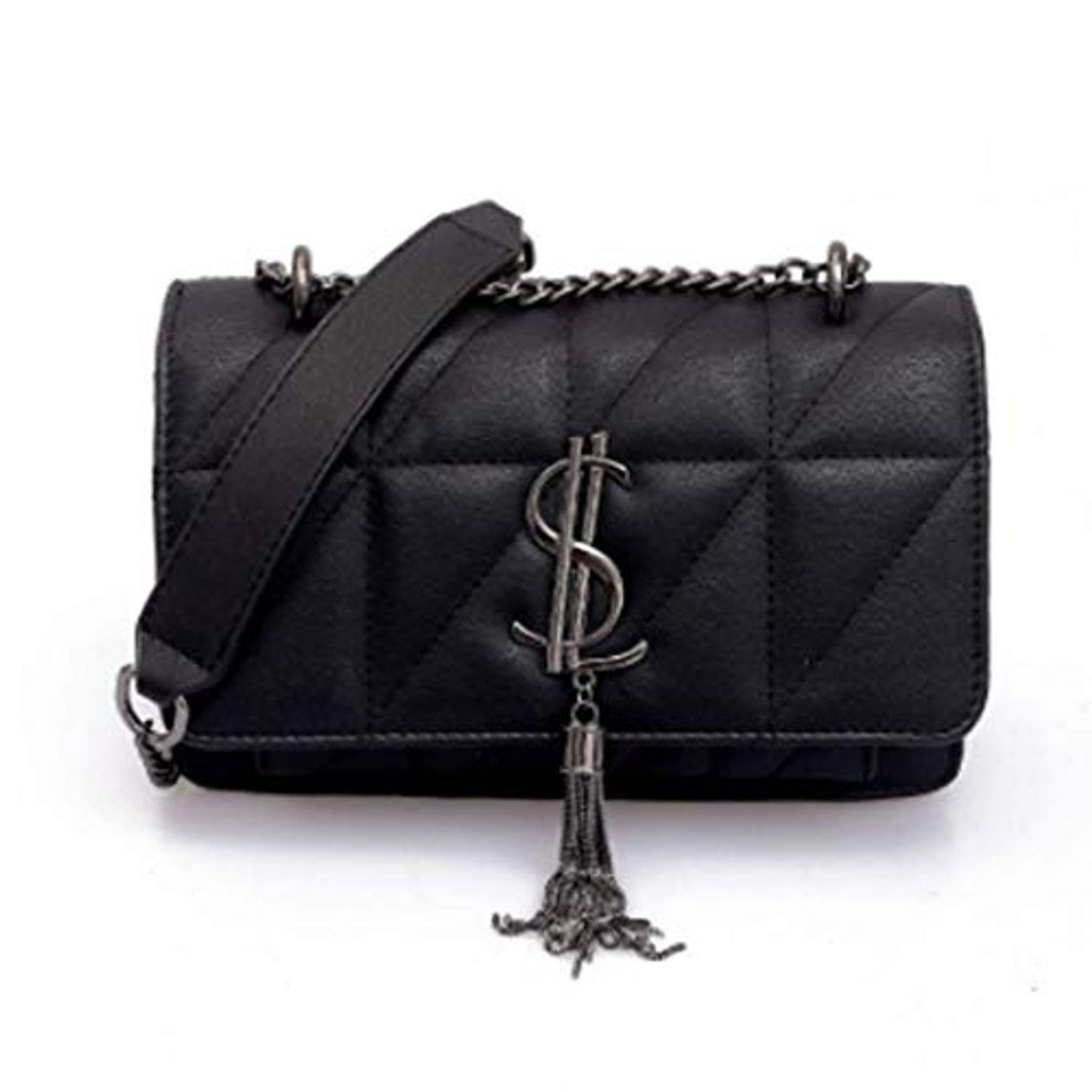 Social YYwangpu Women's Clutch Black Black 22.5 * 8 * 15cm