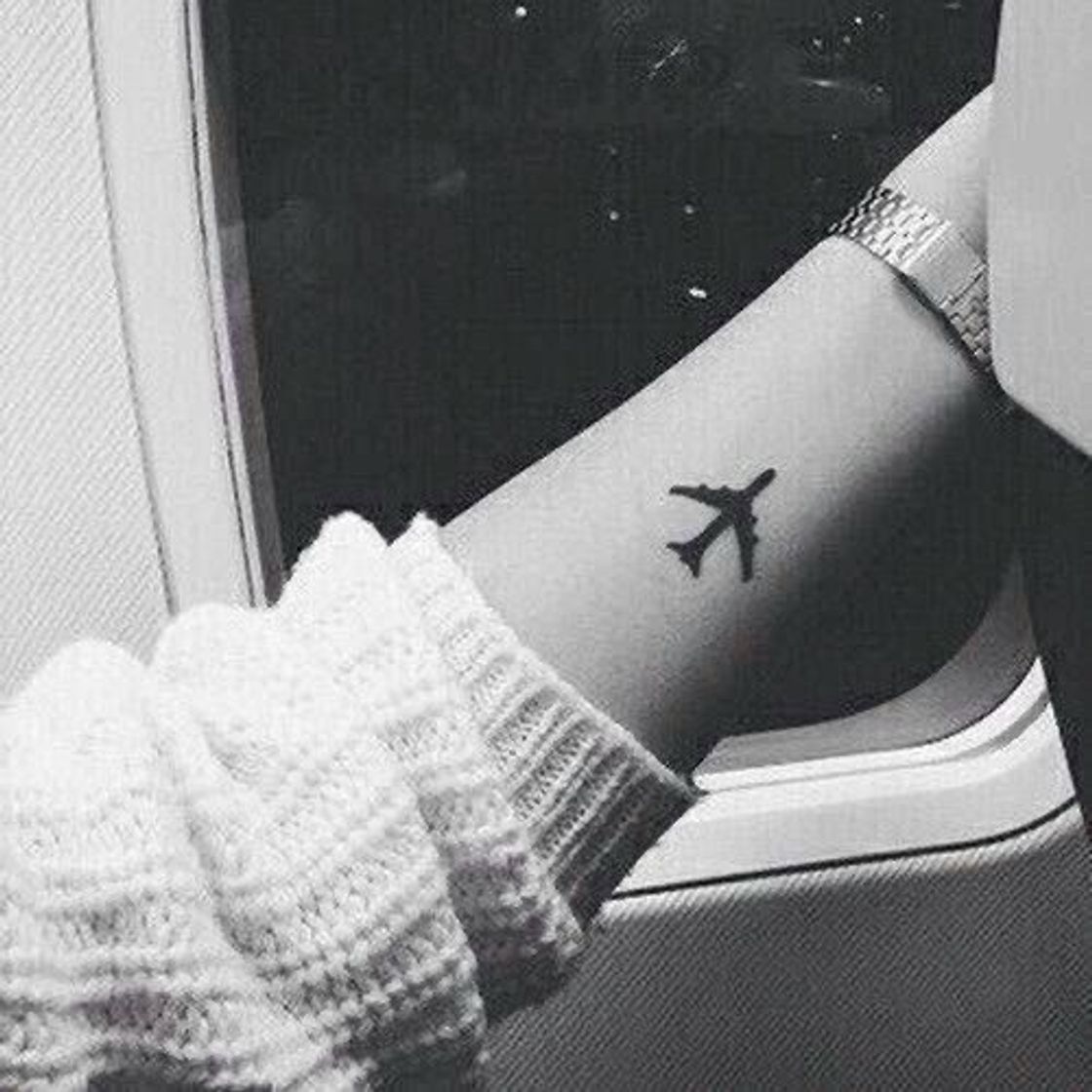 Moda Tatto avião ✈️ ❤️