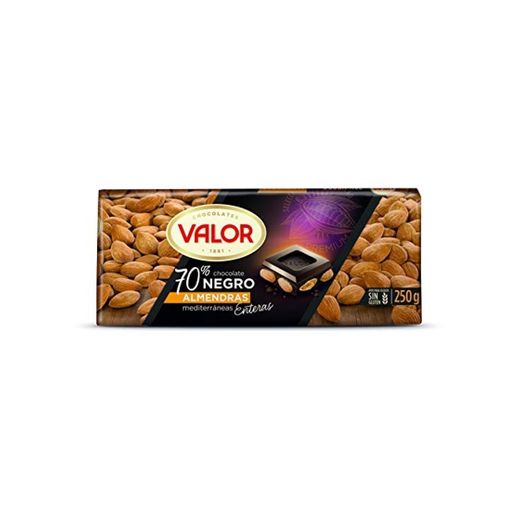 Valor Chocolate Negro Con Almendras