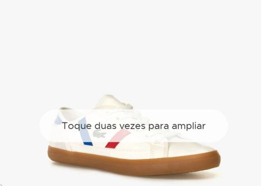 Tênis feminino Sideline em lona tricolor | LACOSTE