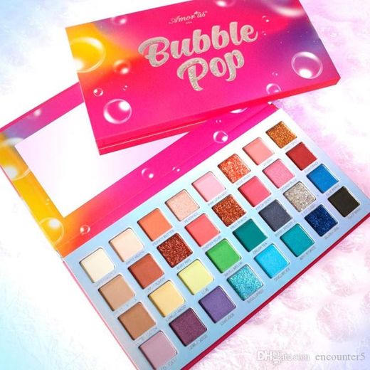 Bubble Nebula maquillaje de sombra de ojos de 18 colores Smooth en