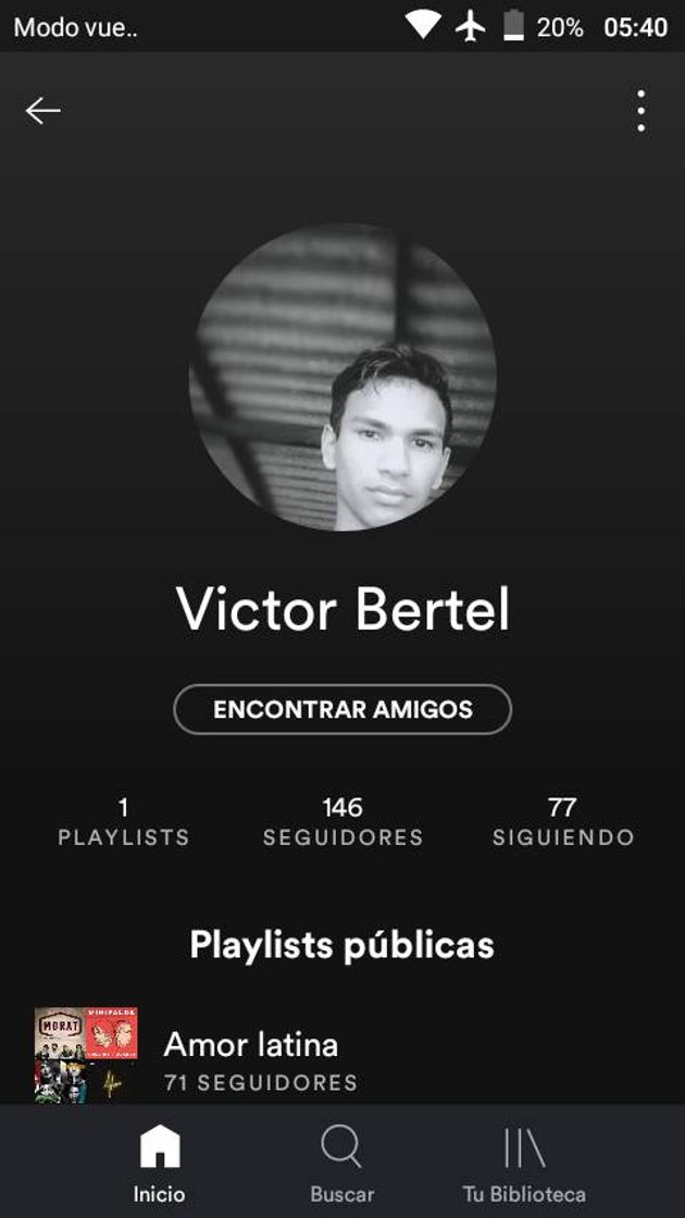 Social Perfil Spotify sigueme