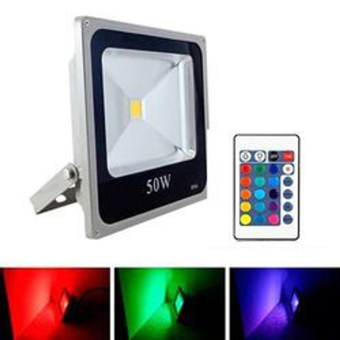 Moda Refletor Holofote Led rgb 50w ip65 Cores nas americanas