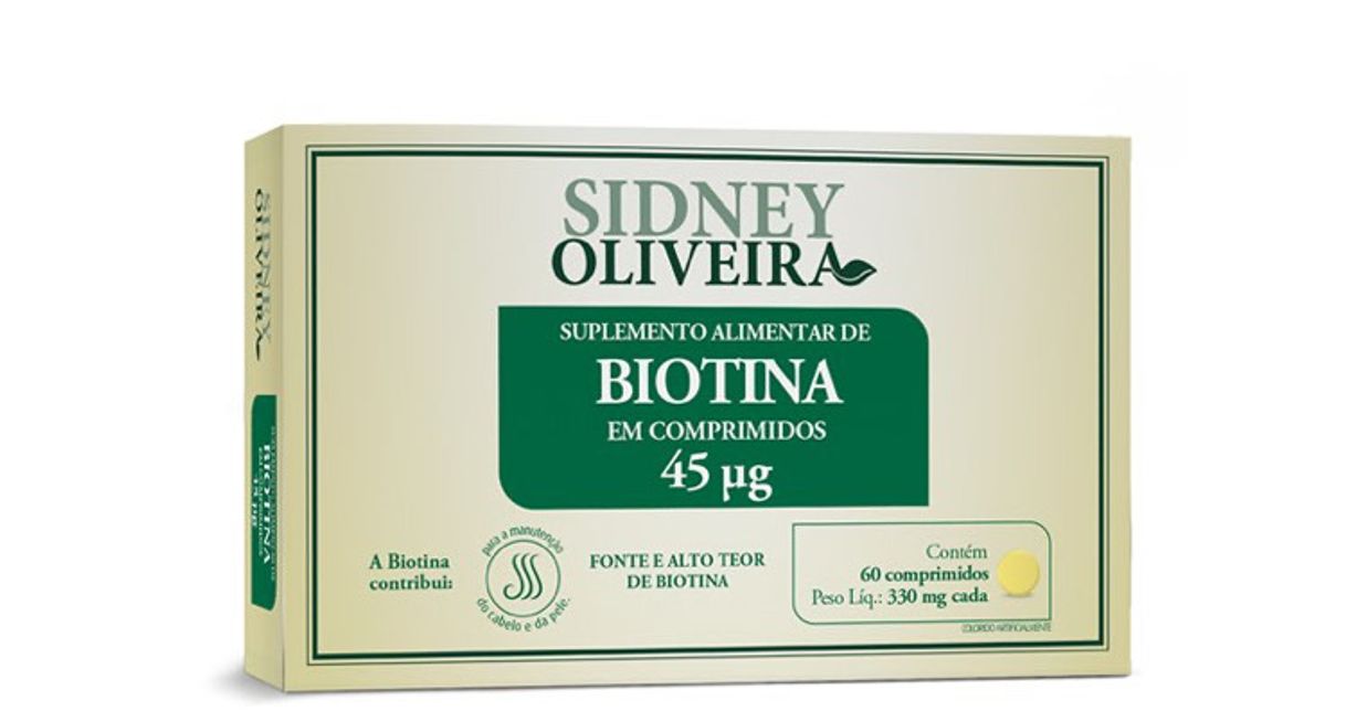 Fashion BIOTINA - SIDNEY OLIVEIRA 60 COMPRIMIDOS - Ultrafarma