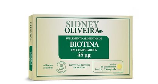 BIOTINA - SIDNEY OLIVEIRA 60 COMPRIMIDOS - Ultrafarma