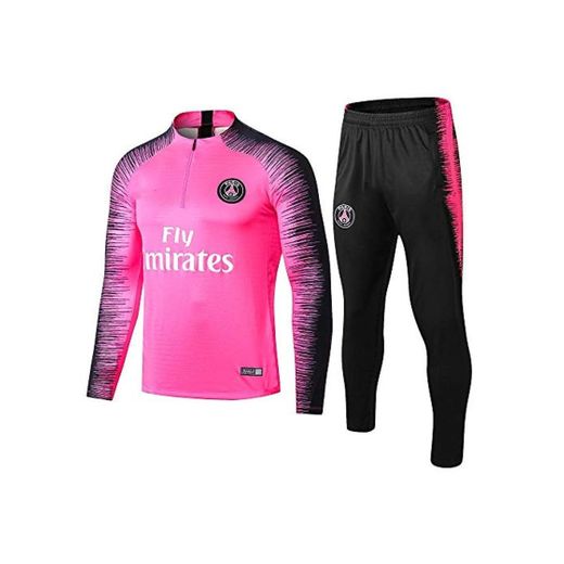 Paris Black Camiseta de Manga Larga Ropa de fútbol Primavera y otoño