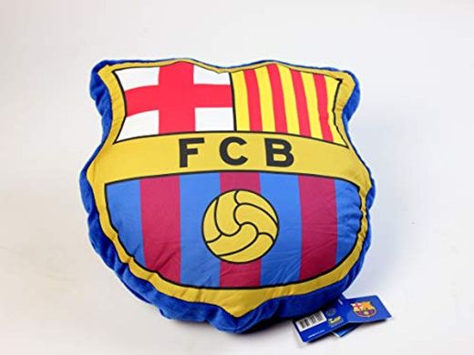 FCB FC Barcelona Cojín Terciopelo 35 x 35 cm