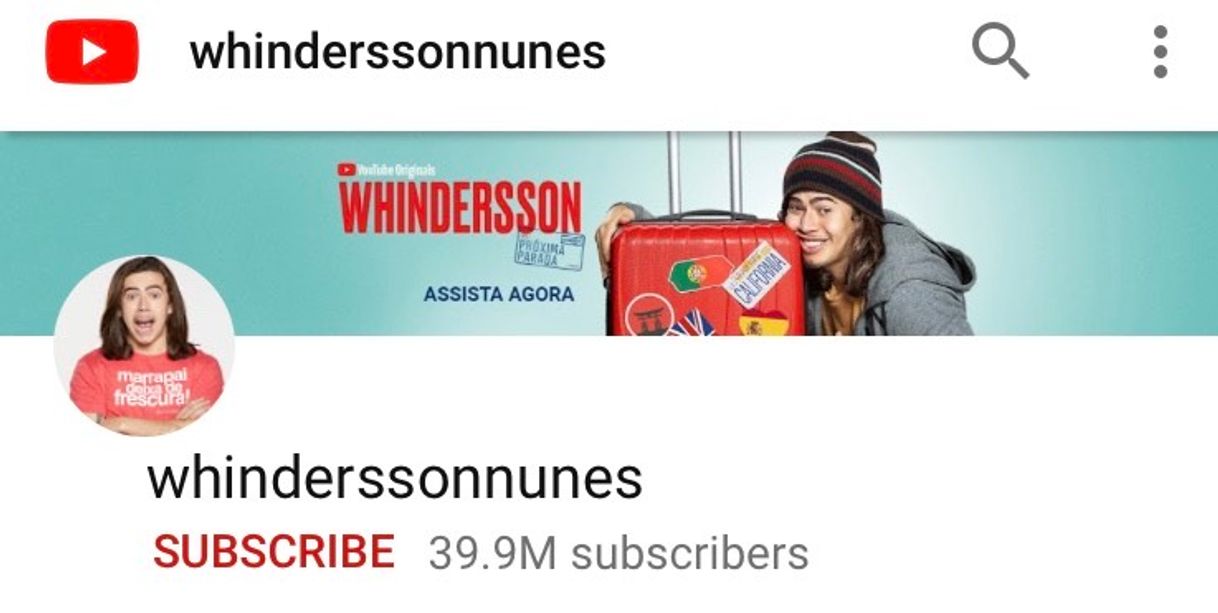 Youtuber Whindersson Nunes