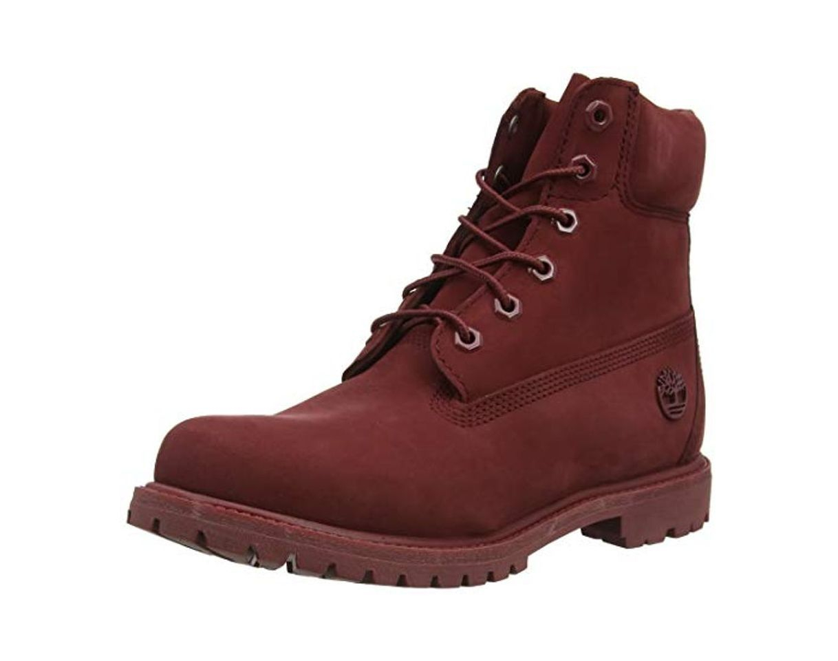 Product Timberland 6 Inch Premium Waterproof, Botas para Mujer, Rojo