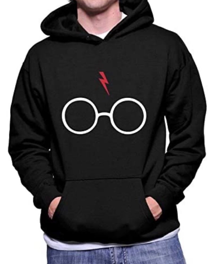 Fashion Moletom Óculos Harry Potter