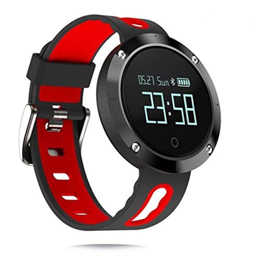YONG FEI Multifuncional reloj deportivo inteligente Bluetooth impermeable funcionamiento inteligente pulsera podómetro frecuencia cardíaca mano mano brillante pantalla pulsera 5 Color opcional Smartwa