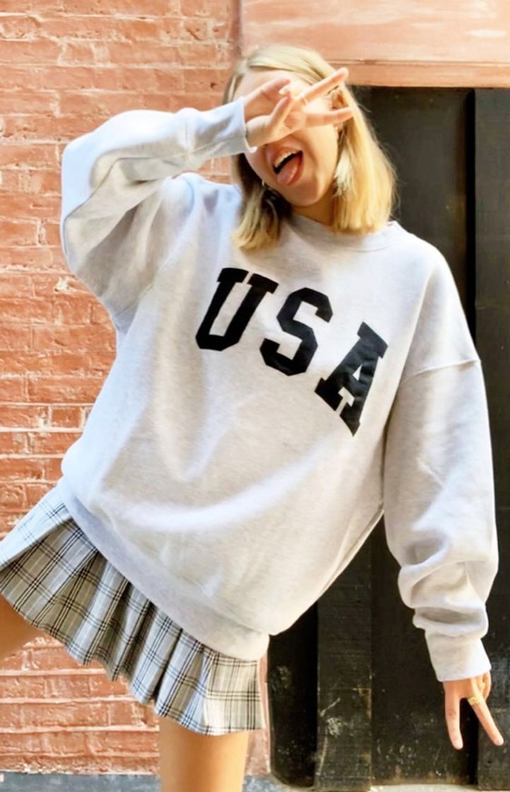 Sudadera oversize USA