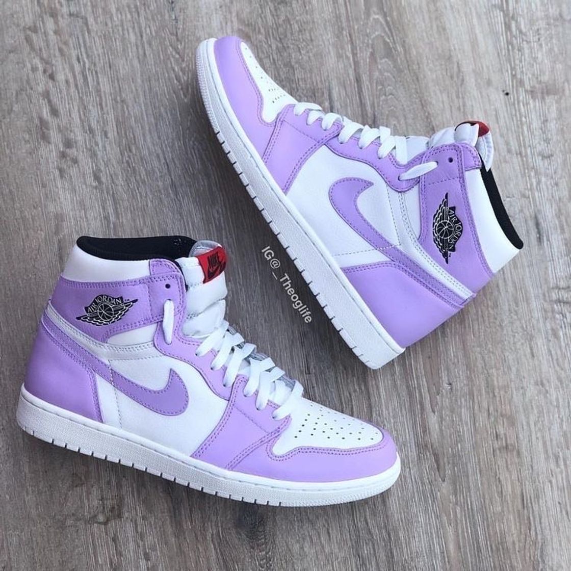 Moda Air Jordan roxo