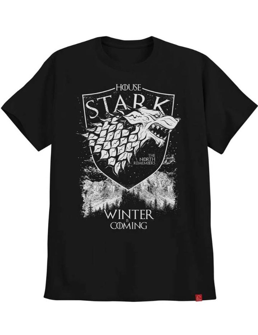 Fashion Camiseta Game Of Thrones Winter is Coming