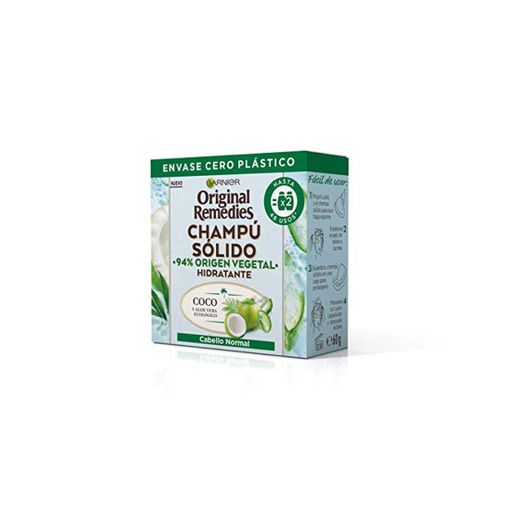 Garnier Original Remedies Champú Sólido - Coco Y Aloe Vera Ecológico Para