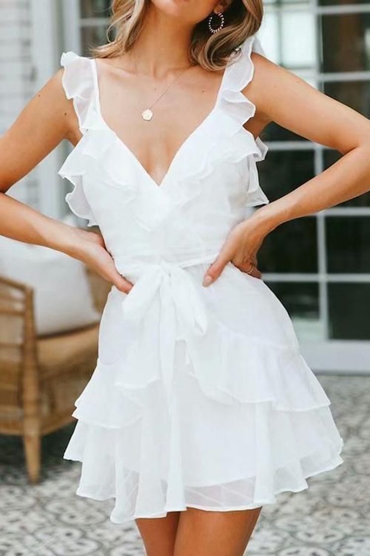 Fashion White Dress