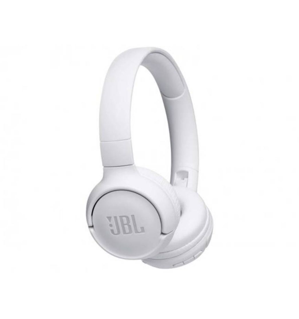 Moda Fone de Ouvido Bluetooth JBL com Microfone Branco - T500BT