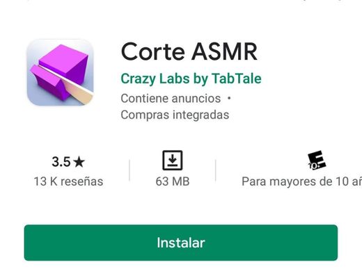 Corte ASMR - Play Store 