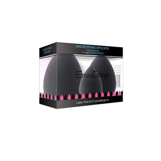 EmaxDesign Set de 3 esponjas para aplicar maquillaje