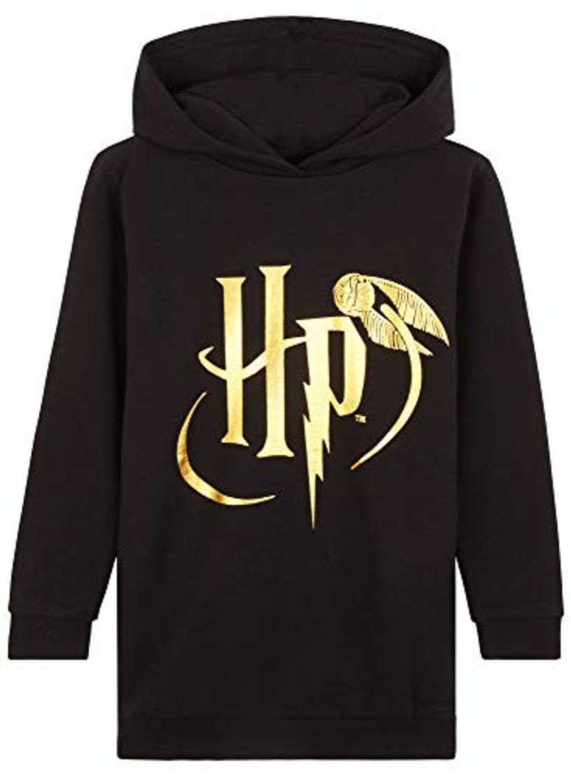 Moda HARRY POTTER Sudadera Niña, Vestidos Sudadera Algodon 100%, Sudaderas con Capucha, Merchandising