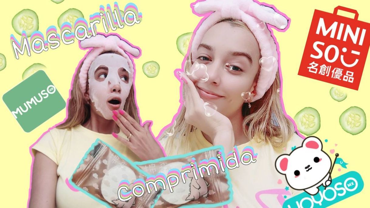 Moda 💗🍬MASCARILLAS COMPRIMIDAS MINISO 🈲🈵