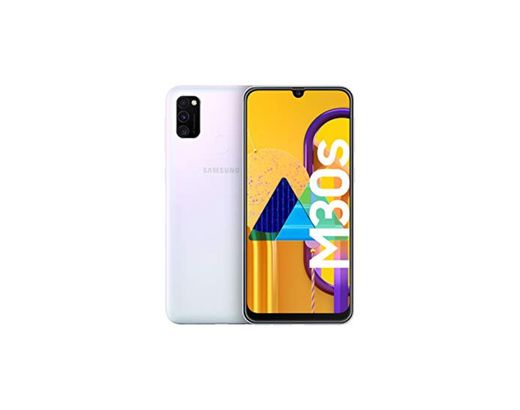 Samsung Galaxy M30s Blanco -  Smartphone libre con sistema operativo Android.