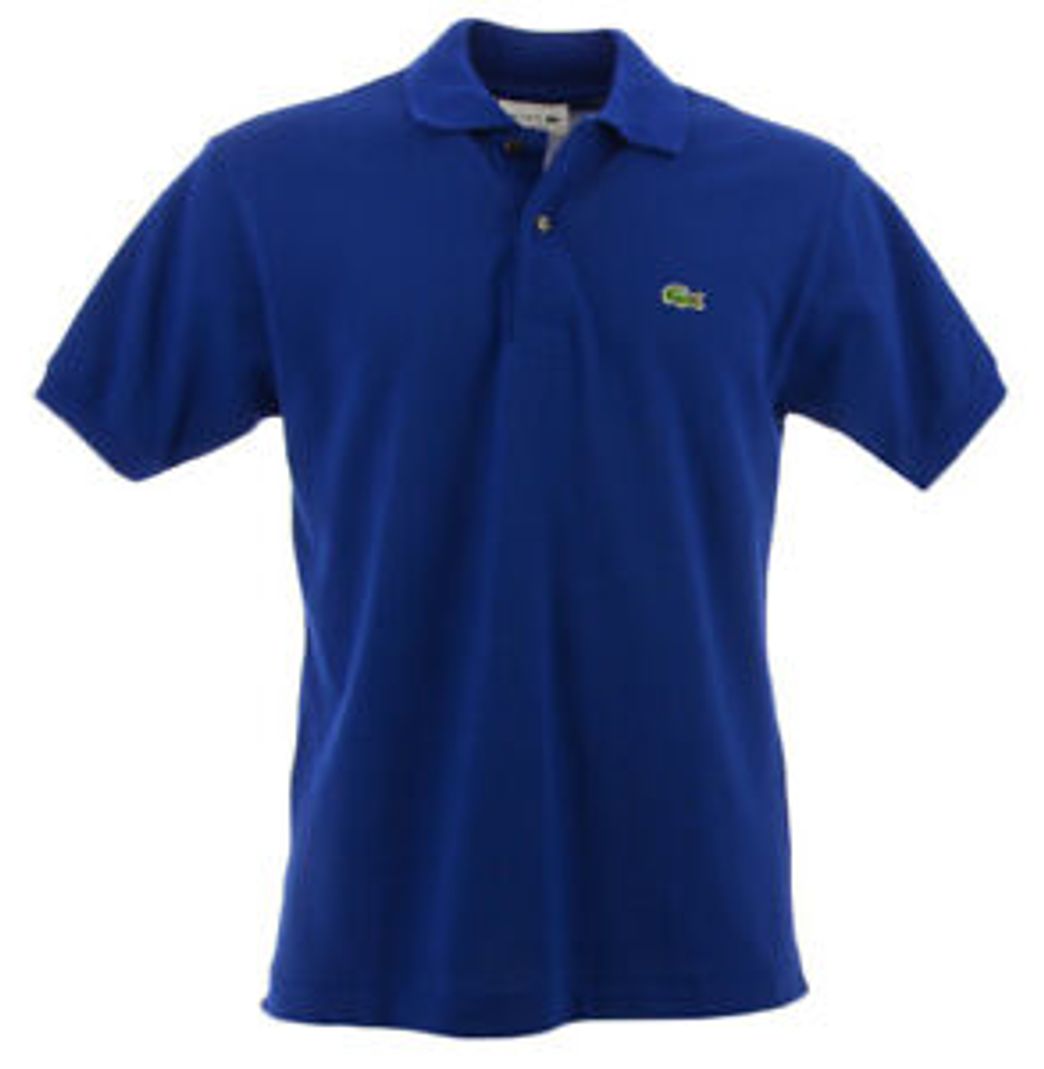 Moda Lacoste L1212 Camisa de polo, Azul