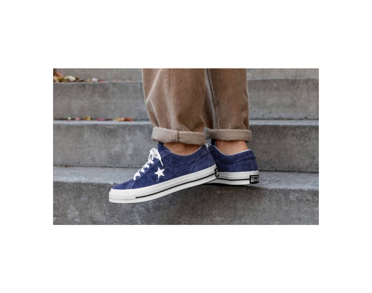 Productos Converse Lifestyle One Star Ox Suede, Zapatillas de Deporte Unisex Adulto, Azul