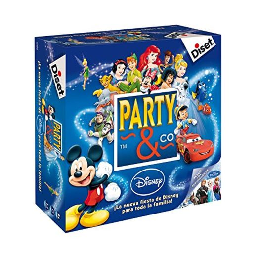 Diset- Disney Juego Party, 27.2 x 26.7 x 8.9