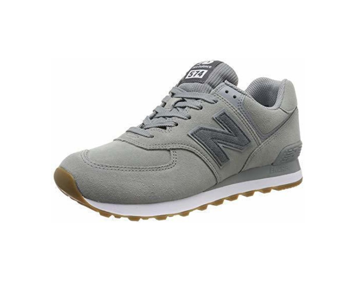 Moda New Balance 574v2, Zapatillas para Hombre, Gris