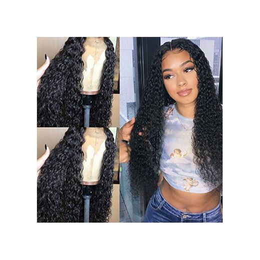 Andria Hair Curly Wigs Lace Front Wig Pelucas Wet and Wavy Synthetic