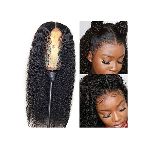 Fureya Long Loose Curl Lace Front Wigs for Women Glueless Heat Resistant Fiber with Baby Hair 24 inch Synthetic Lace Wig