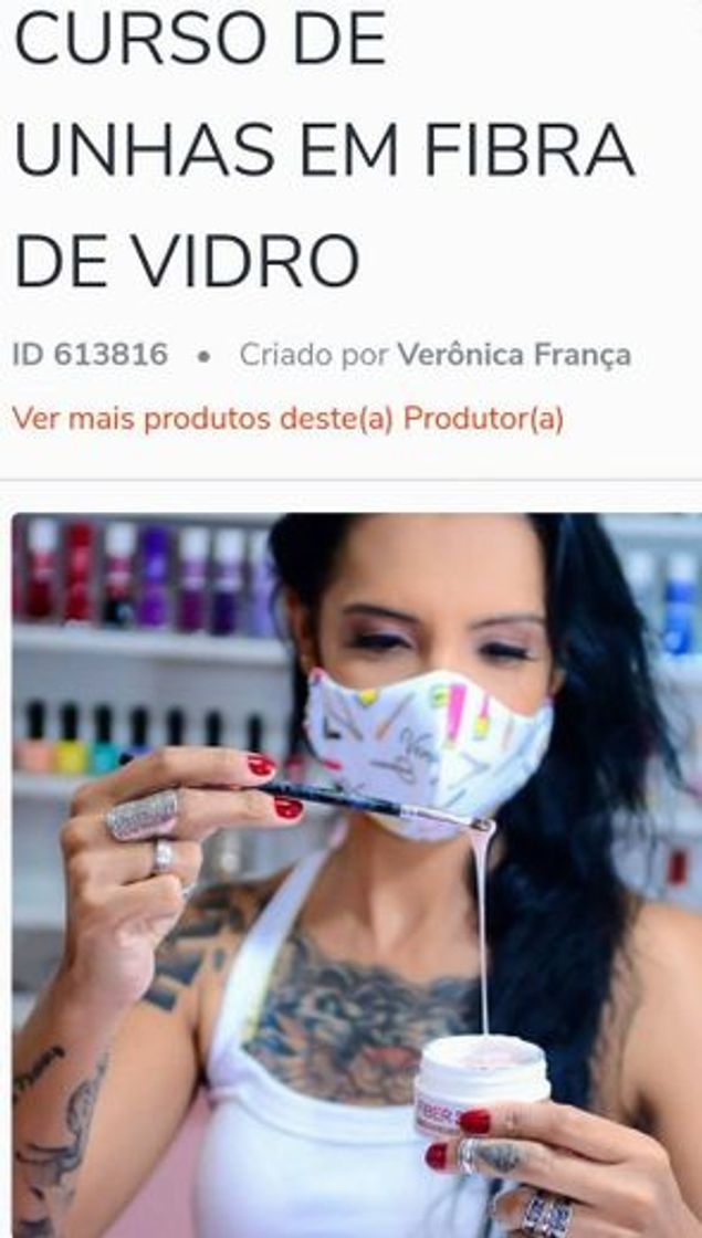 Social Curso de unhas de fibra de vidro