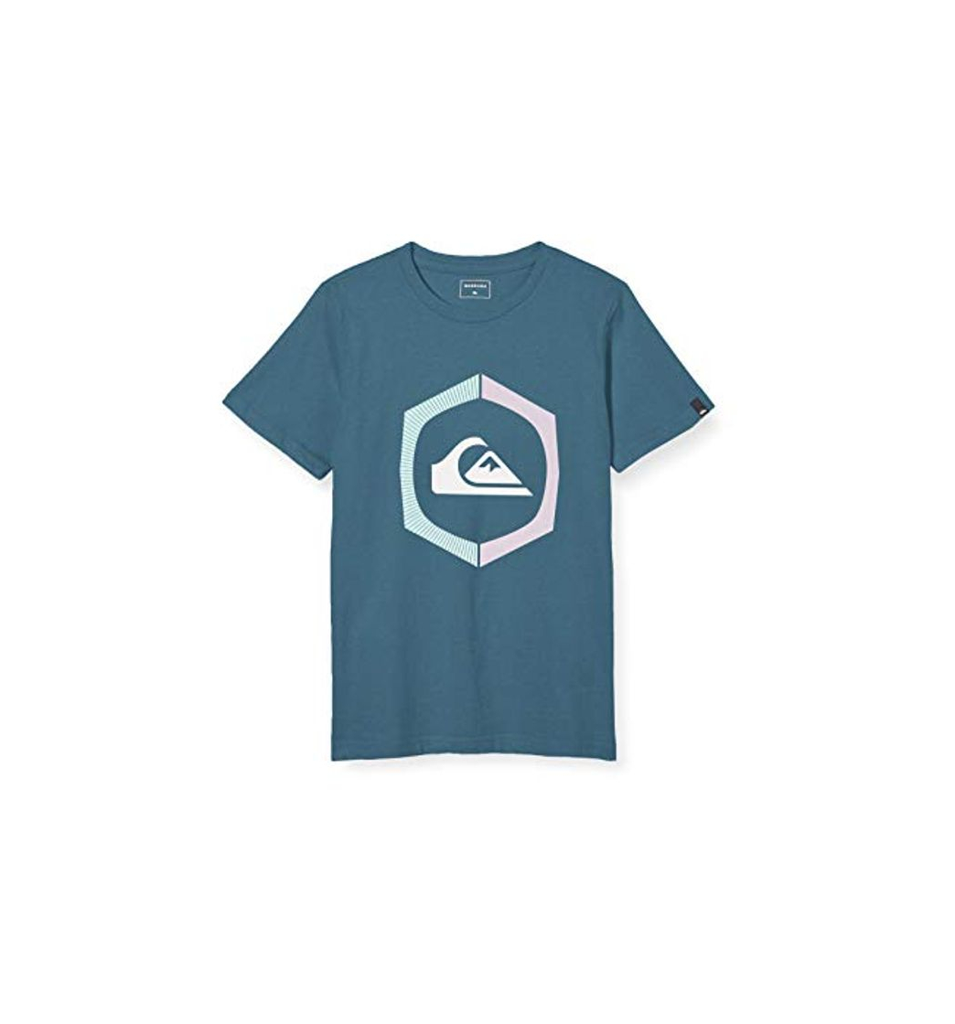 Social Quiksilver Sure Thing-Camiseta para Chicos 8-16 Screen tee, Niños, Majolica Blue, L