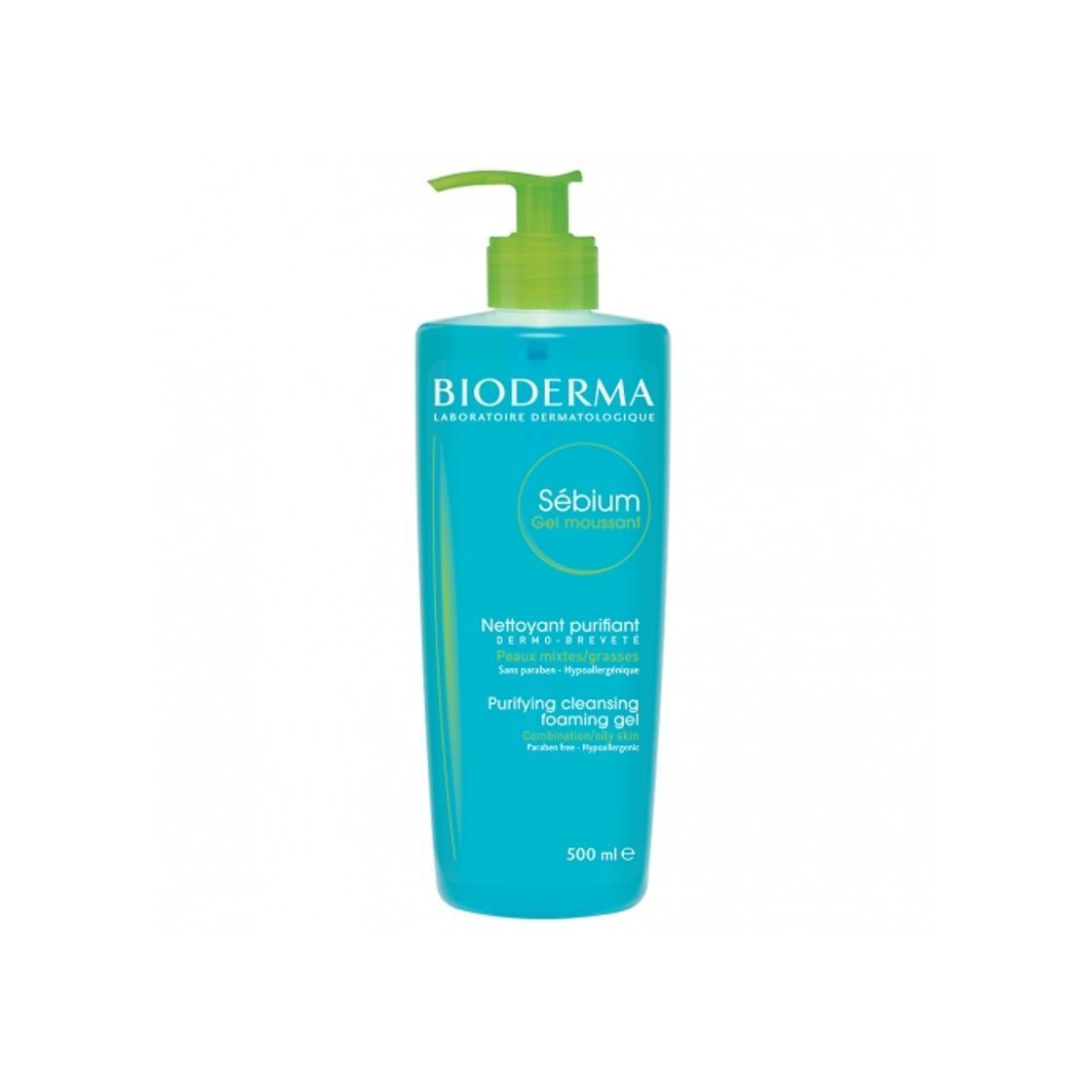 Belleza BIODERMA SEBIUM gel moussant nettoyant purifiant 500 ml