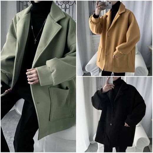 Filmas Notched Lapel Single-Breasted Coat